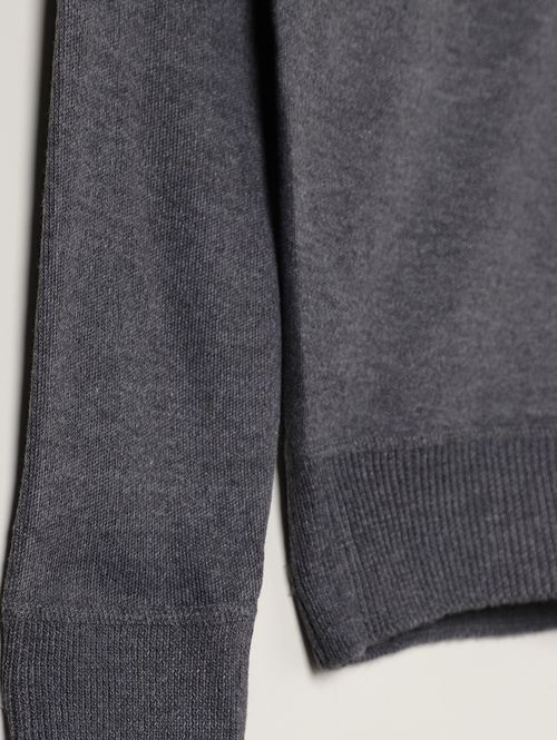 Blusão Tricot Juvenil Para Menina - CINZA