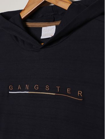 Camiseta Manga Longa Juvenil Para Menino - MARINHO