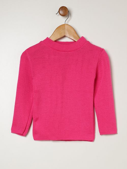 Blusão Tricot Infantil Para Bebê - PINK