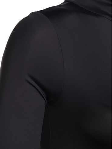 Body Poliamida Manga Longa Autentique Feminina PRETO