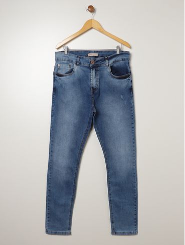 Calça Jeans Plus Size Masculina AZUL