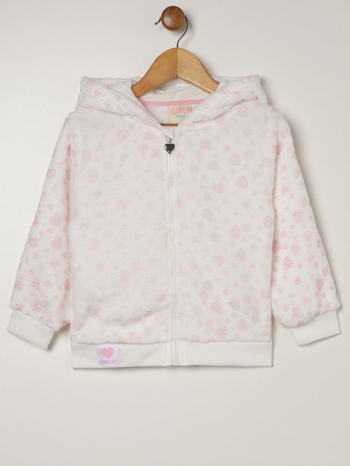 Jaqueta Infantil Para Menina - OFF WHITE