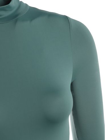 Body Poliamida Manga Longa Autentique Feminina VERDE