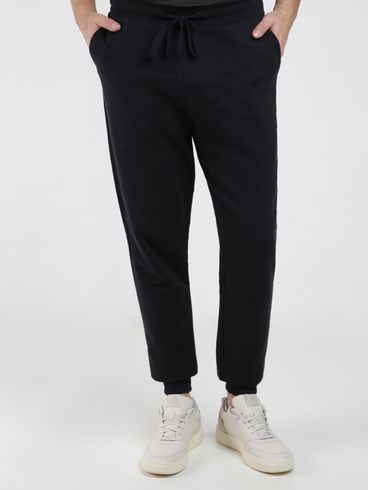Calça Moletinho Jogger Masculina PRETO
