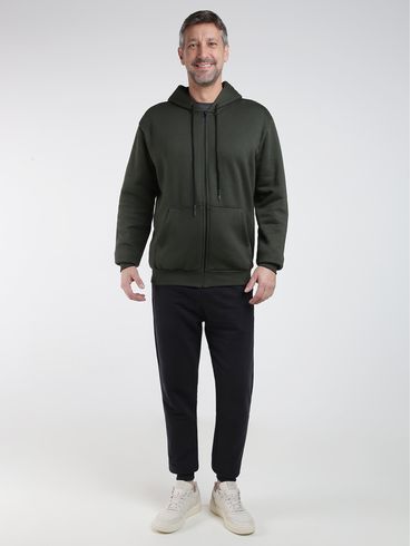 Calça Moletinho Jogger Masculina PRETO
