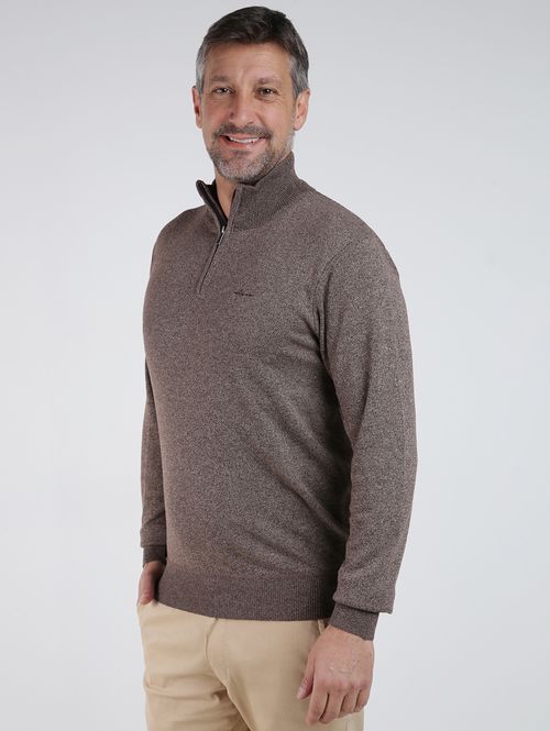 Blusão Tricot Dixie Masculina MARROM