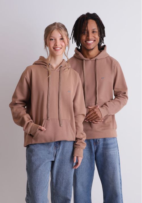 Moletom Canguru Básico Natural