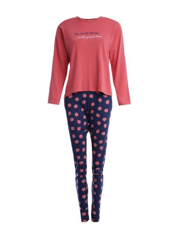 Pijama Longo Feminino ROSE/MARINHO