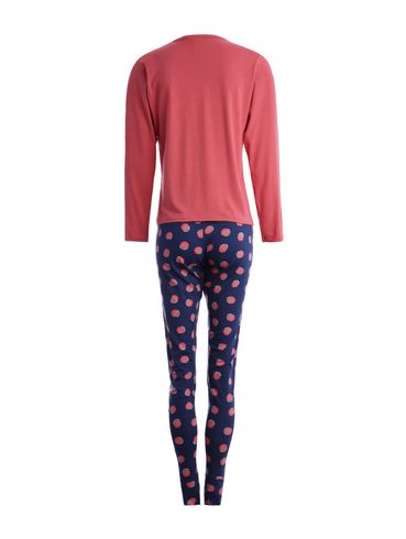 Pijama Longo Feminino ROSE/MARINHO