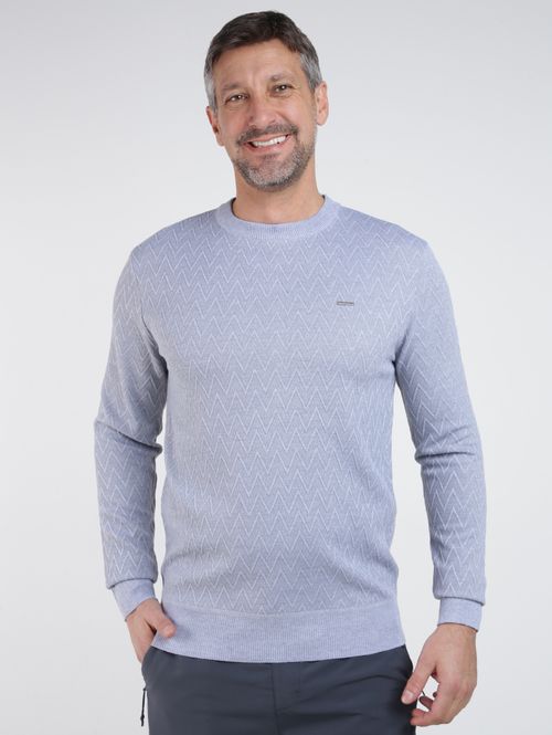Blusão Tricot Trabalhado Dixie Masculino CINZA