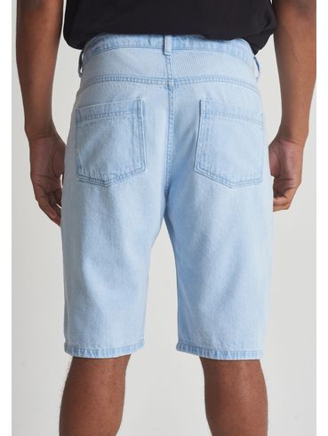 Bermuda jeans marmorizada