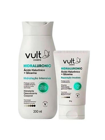 Kit Hidratante Corporal e Mãos Hidrauluronic Vult UNICO