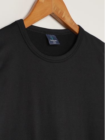 Blusa Térmica Juvenil Para Menina - PRETO