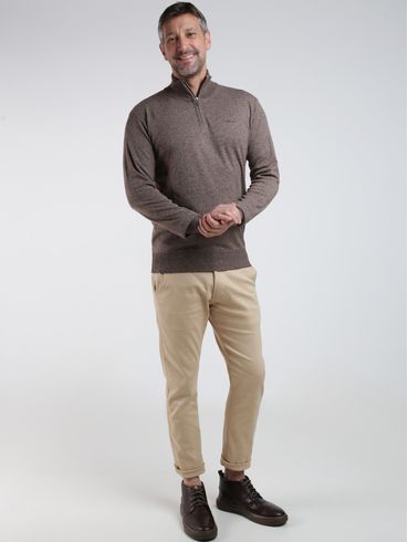Calça Sport Skinny Masculina CAQUI