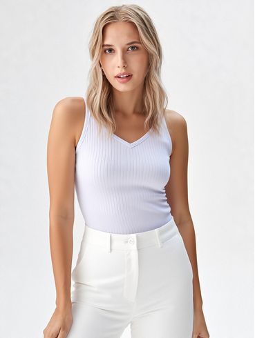Blusa Regata Autentique Feminina Branco