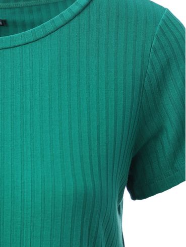 Blusa Manga Curta Autentique Plus Size Feminina Verde