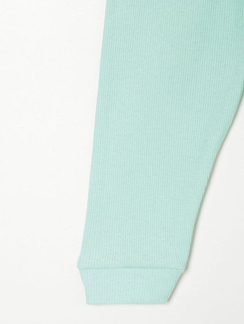 Ceroula Canelada Infantil Para Bebê - VERDE