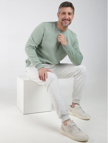 Moletom Básico Masculino VERDE CLARO