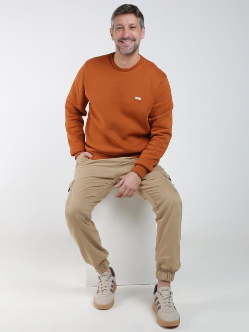 Moletom Básico Masculino LARANJA