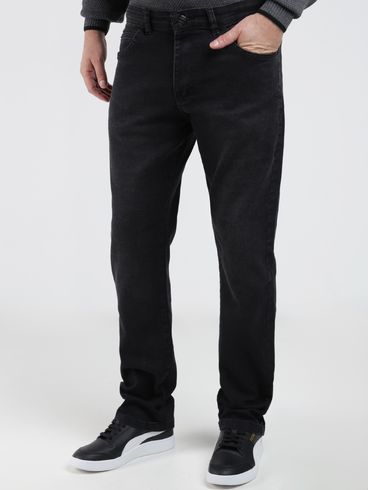 Calça Jeans Reta Vilejack Masculina PRETO