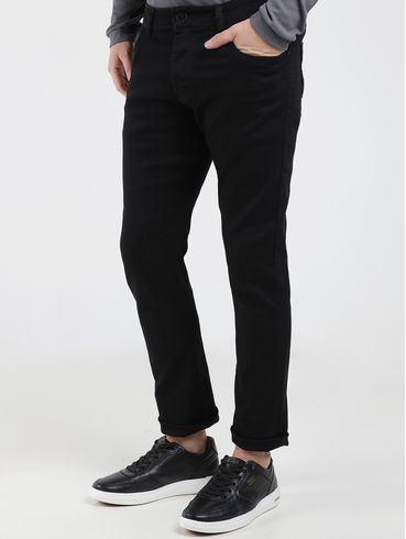 Calça Sarja Slim Masculina PRETO