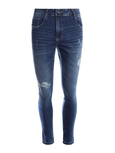 Calça Jeans Skinny Masculina AZUL