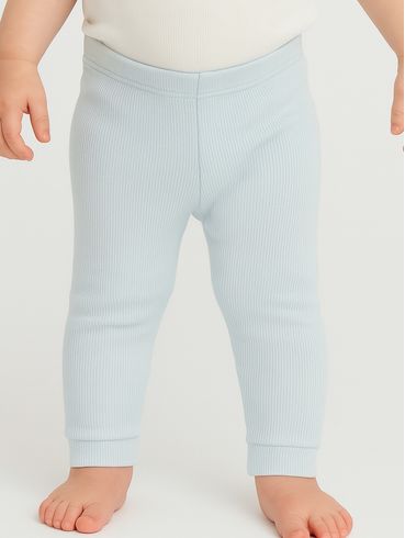 Ceroula Canelada Infantil Para Bebê - Azul