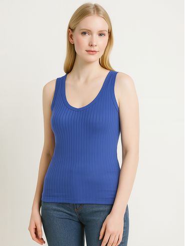 Blusa Regata Autentique Feminina Azul
