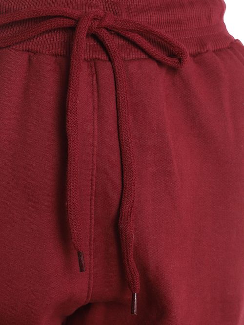 Calça Jogger Moletom Feminina VINHO