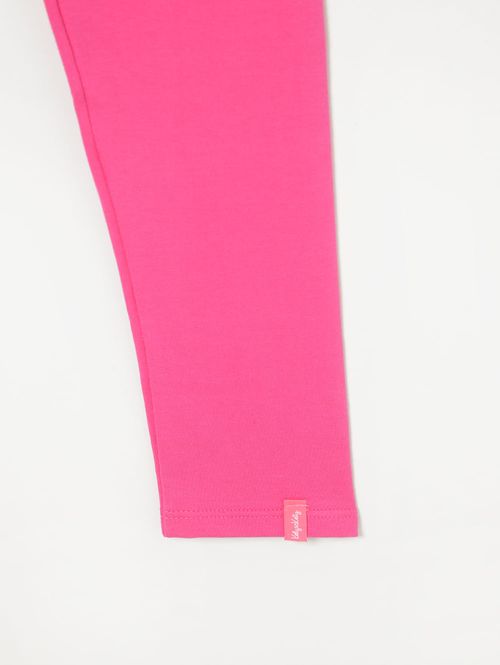 Calça Legging Juvenil Para Menina - Rosa Pink