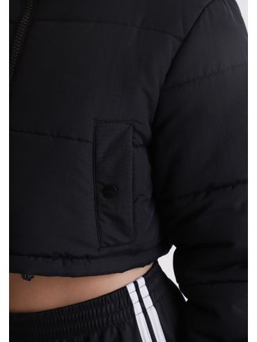 Jaqueta puffer cropped