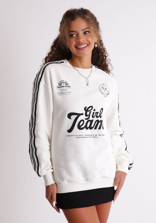 Moletom estampado listras