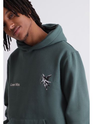 Moletom com capuz love at first strike