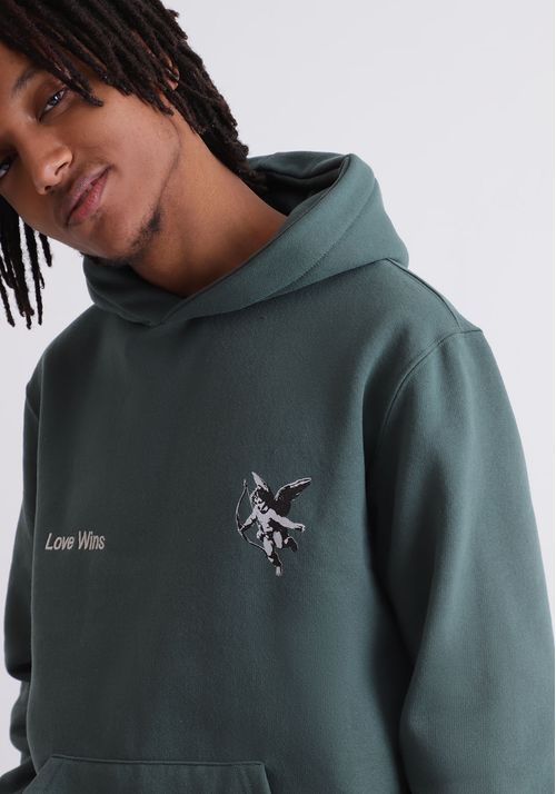 Moletom com capuz love at first strike