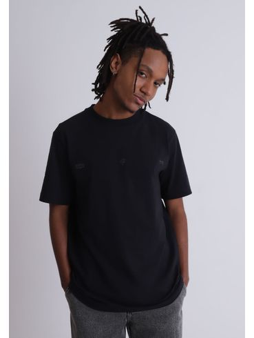 Camiseta em algodão estampa simbolos