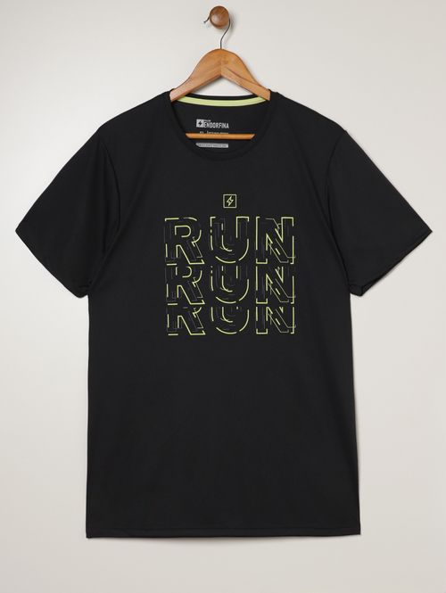 Camiseta Esportiva Dry Plus Size Masculina PRETO