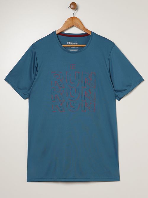 Camiseta Esportiva Dry Plus Size Masculina AZUL