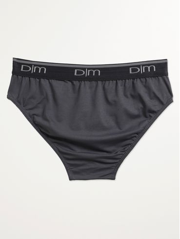 Cueca Slip Masculina Cinza Escuro