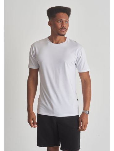 Camiseta básica cotton branca