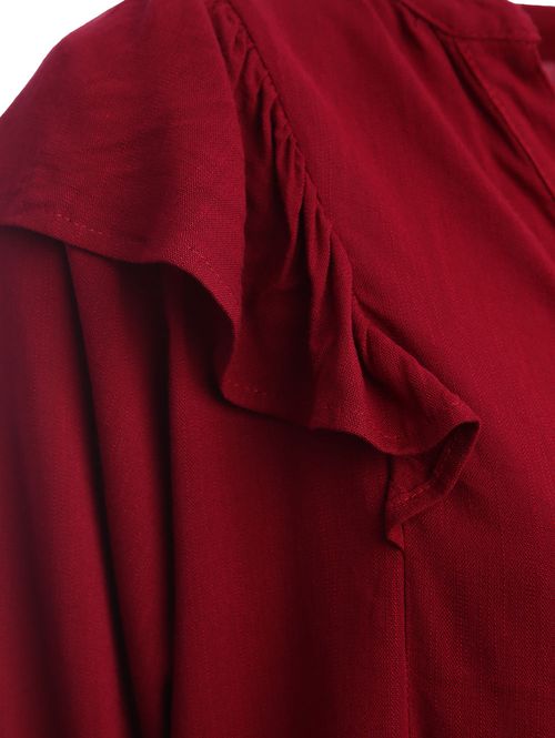 Camisa Viscose Feminina BORDO