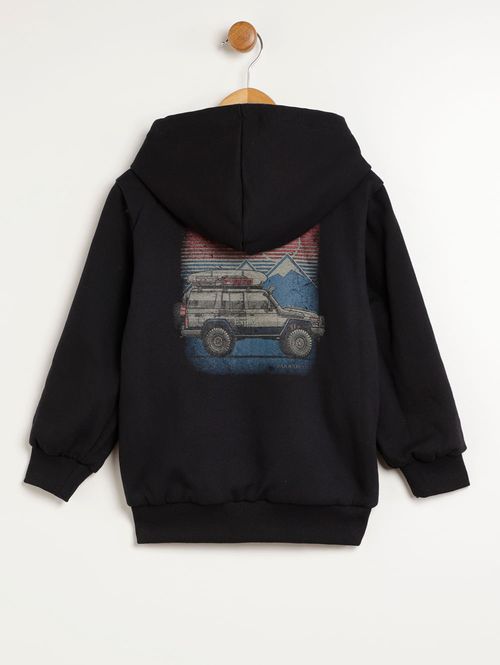 Jaqueta Dupla Face Infantil Para Menino - AZUL