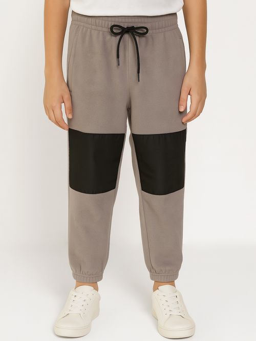 Calça Fleecê Infantil Para Menino - CINZA