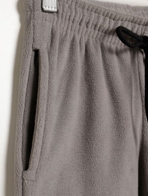 Calça Fleecê Infantil Para Menino - CINZA