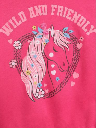 Moletom Kid + Infantil Para Menina - ROSA