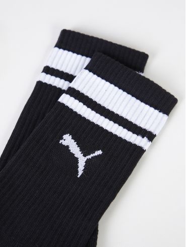 Meia Soquete Cano Longo Puma Masculina PRETO