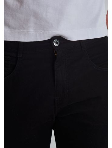 Calça reta sarja