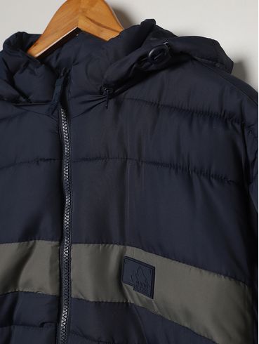 Jaqueta Puffer Gangster Plus Size Masculina MARINHO