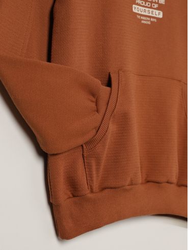 Conjunto Longo Juvenil Para Menino - MARROM