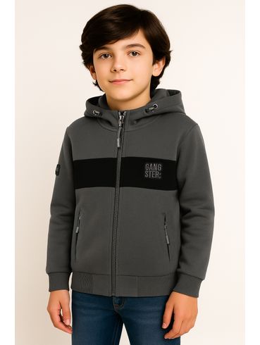 Jaqueta Soft Infantil Para Menino - GRAFITE