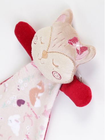 Naninha Plush Infantil Para Bebê - VINHO